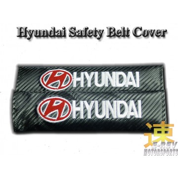 Hyundai Carbon Fibre Look Seat Belt Cushion