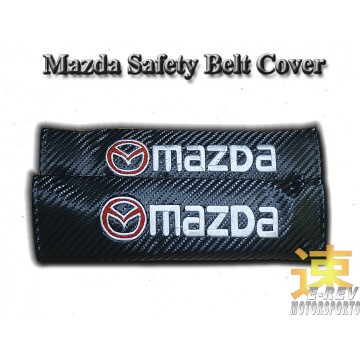 Mazda Carbon Fibre Look Seat Belt Cushion