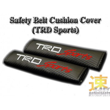 TRD Sports Carbon Fibre Look Seat Belt Cushion