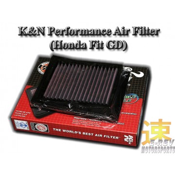 K&N Air Filter - Honda Fit GD