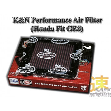 K&N Air Filter - Honda Fit GE8