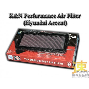 K&N Air Filter - Hyundai Accent